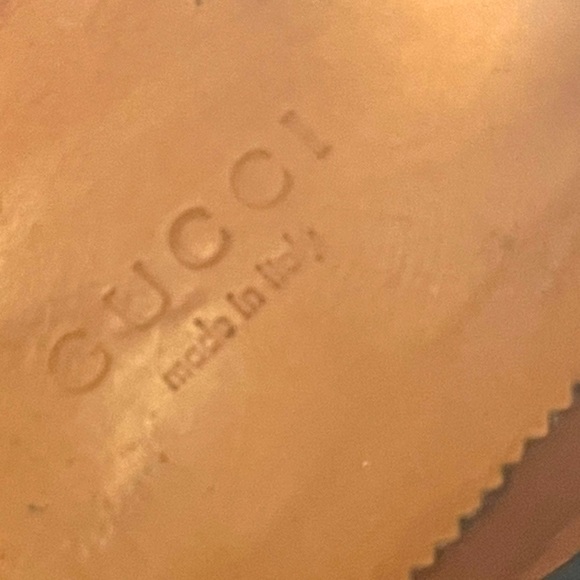 GUCCI Brogue Ankle Boots Brown Leather Intentional Rubbed Toes Sz 39 Italy Nice! - Picture 5 of 14